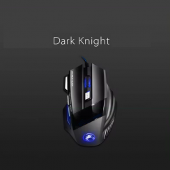 3 Pks USB Gaming Mouse with 3200DPI Optical Sensor 7 Buttons and Backlit