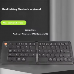 5 Pks Dual Folding Bluetooth Keyboard