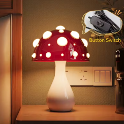 Eye Protection Mushroom Table Lamp