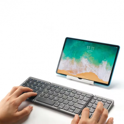 3 Pks Mini Folding Bluetooth Keyboard with Android IOS Windows 3 Systems